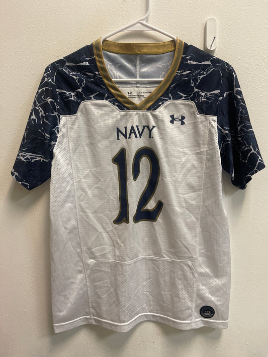 YXL Under Armour Navy Midshipmen Jersey