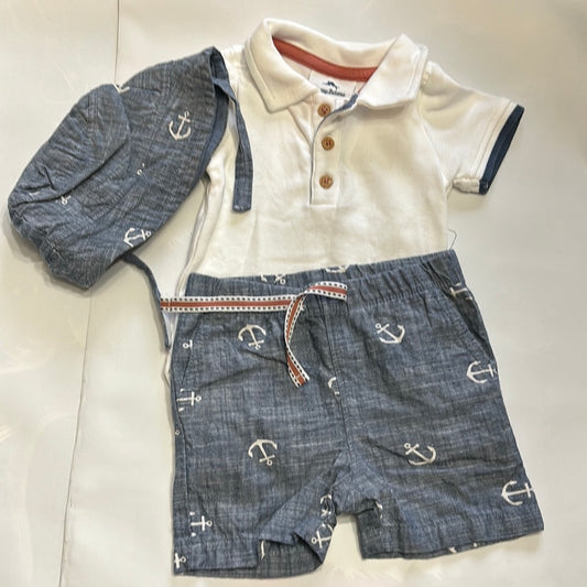 3-6m Anchors Outfit