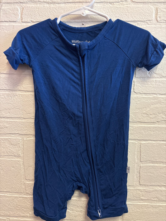 6-12m Bamboo Navy Pajamas