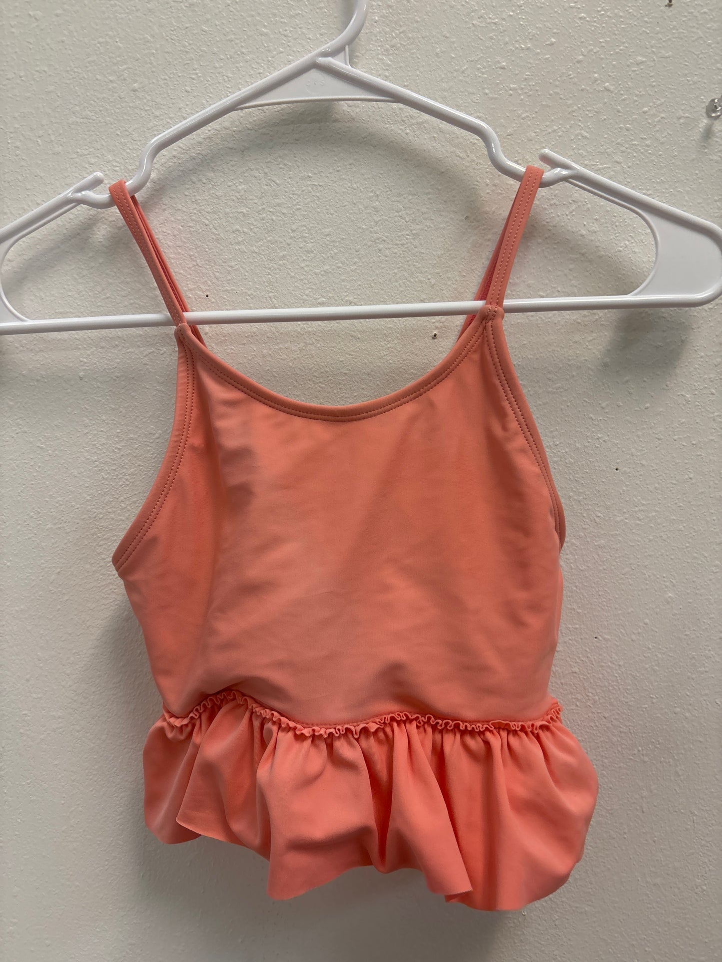 10-11 Kortni Jeane Peach Swim Top