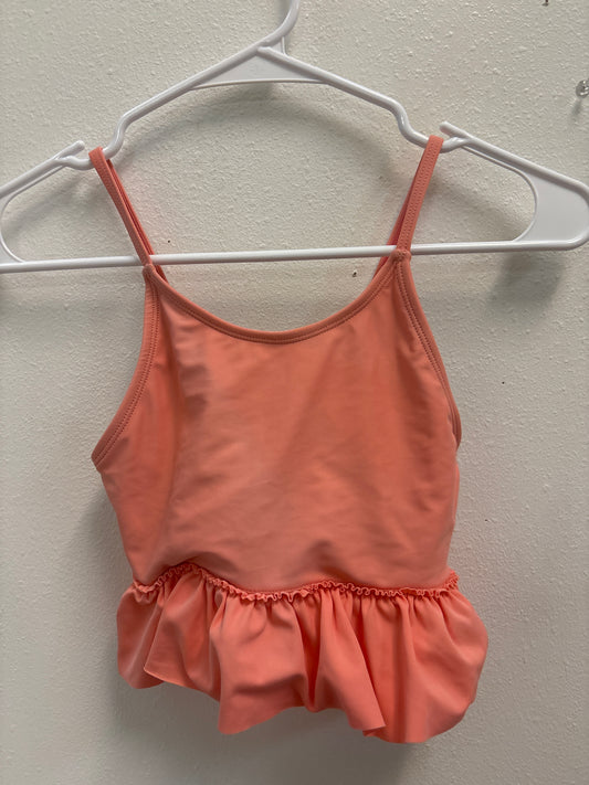 10-11 Kortni Jeane Peach Swim Top
