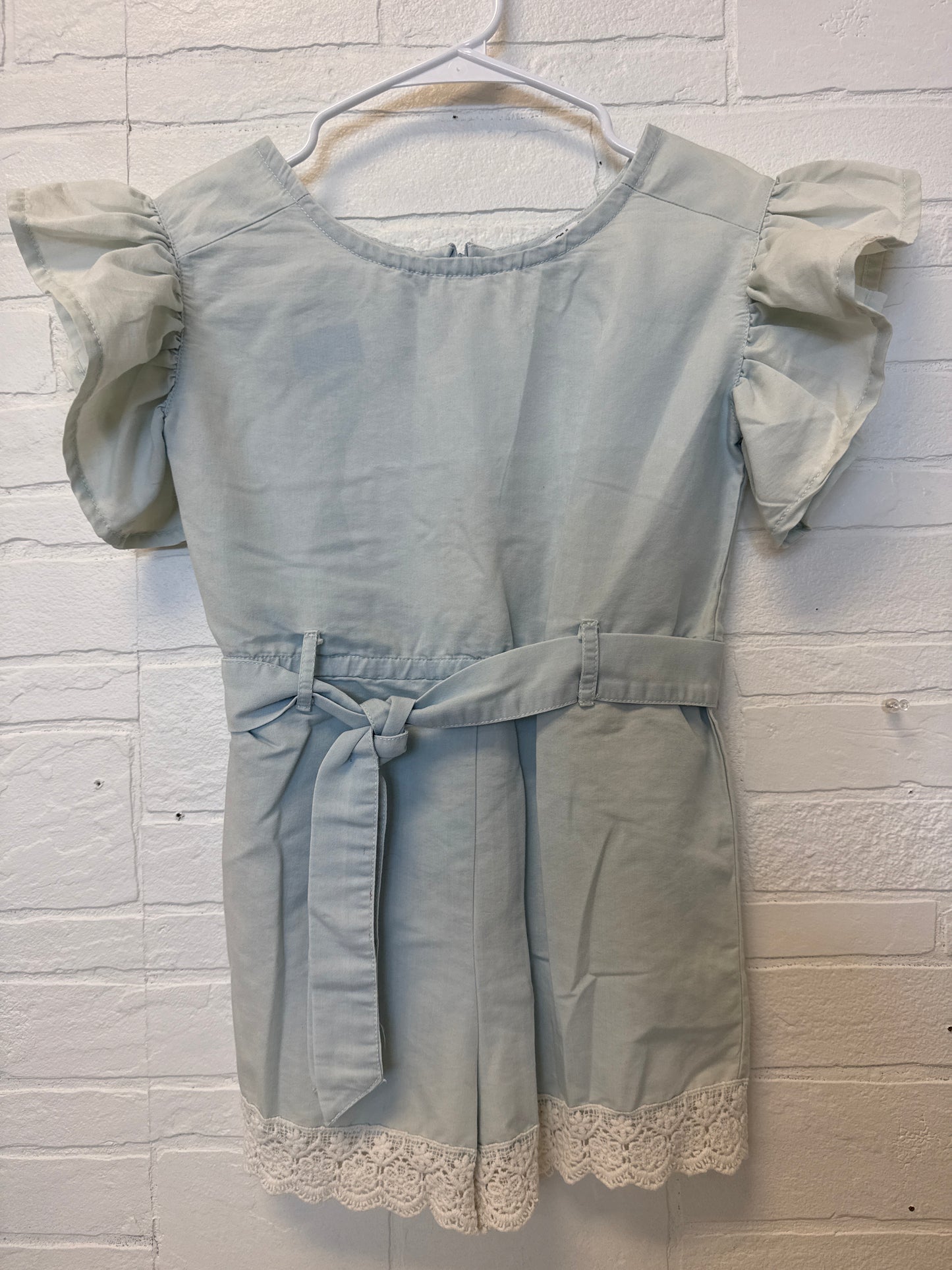 7-8 Kensie Girl Lace Bottom Romper
