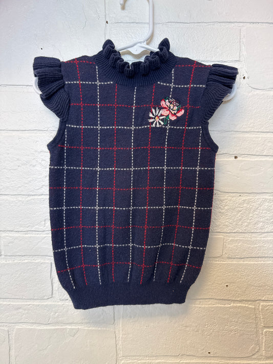 2t Jamie and Jack Ruffle Sleeve Sweater Vest