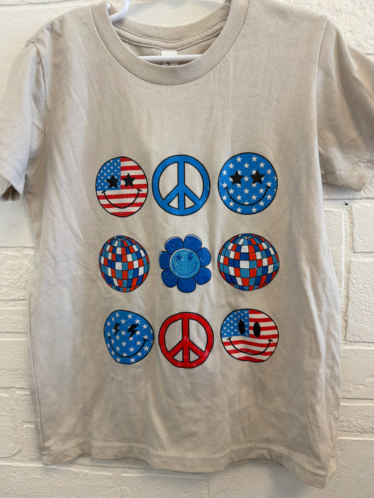 6-8 Retro RWB Tee