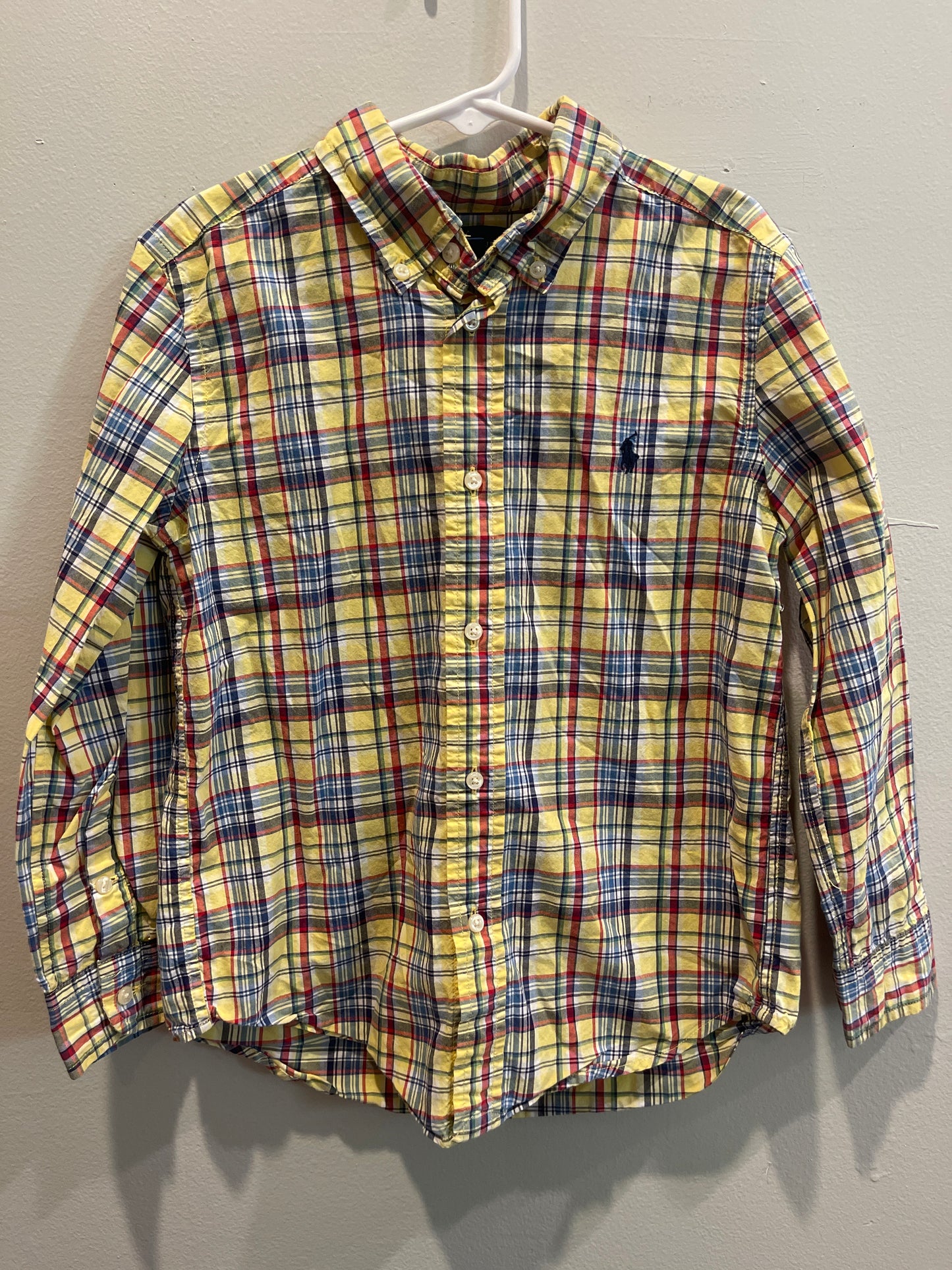 6 Ralph Lauren Yellow Plaid Button Down