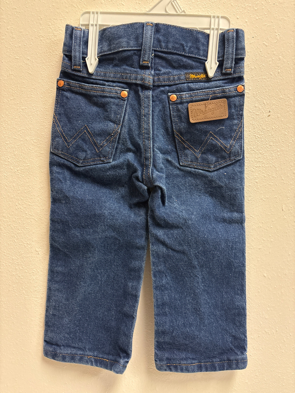 2T Slim Wrangler Leather Patch Jeans