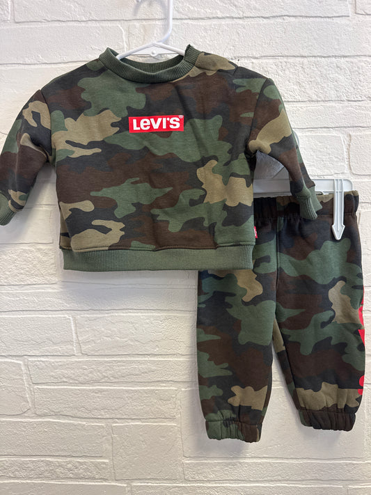6m Levi’s Camo Sweat Set