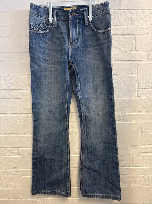9 Wrangler 20X Medium Wash Embroidered Pocket Jeans