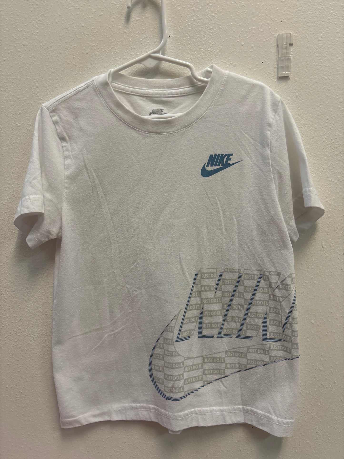 7 White Blue Nike Tee