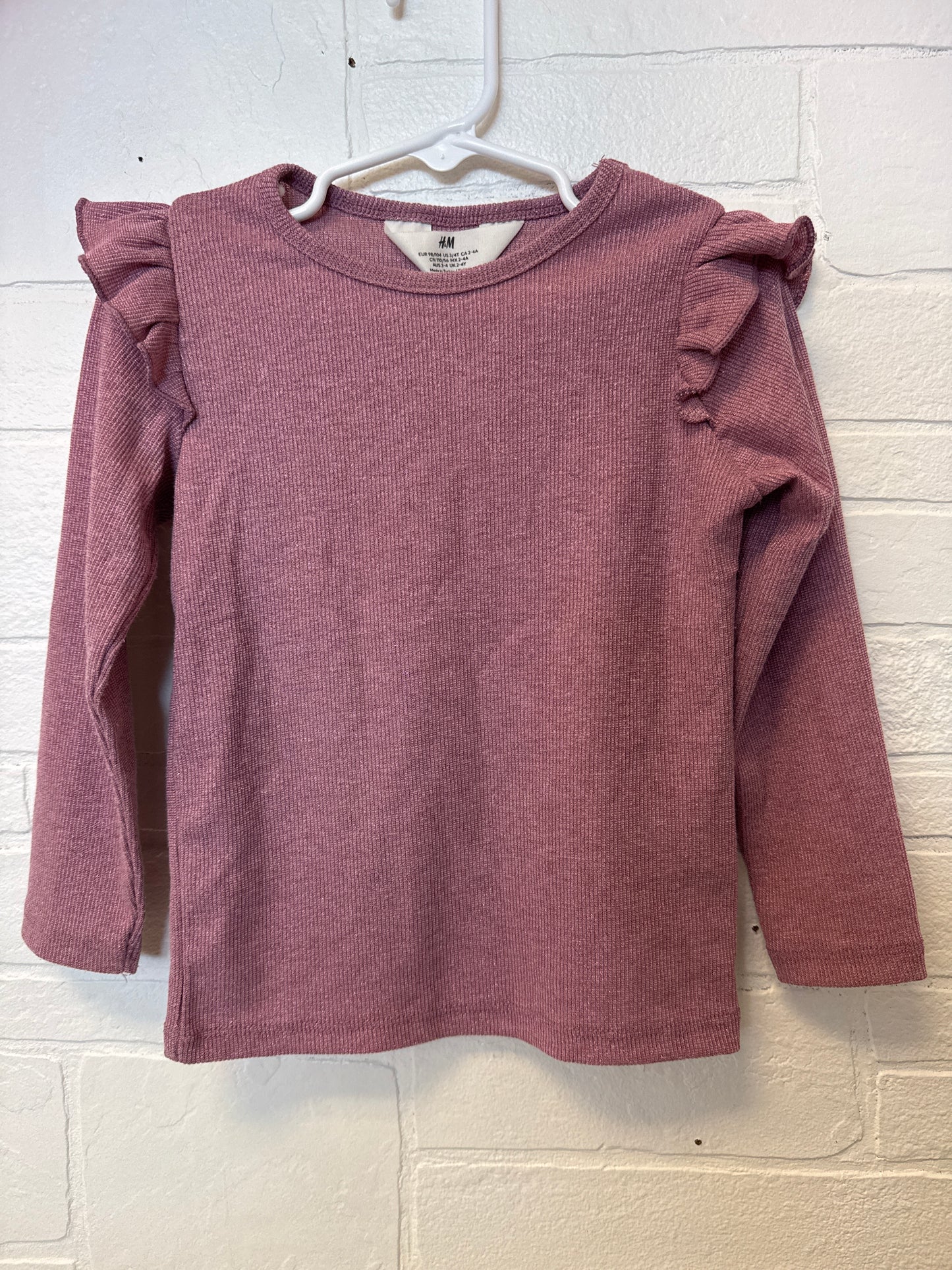 5/6 H&M Pink Sparkle Shirt