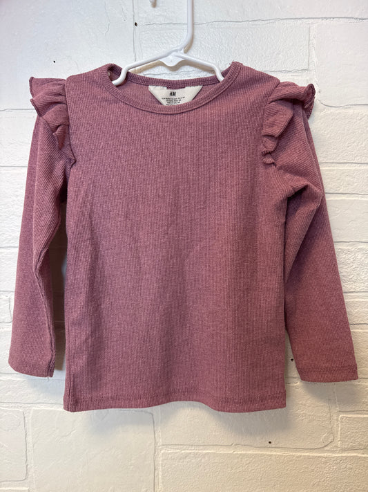5/6 H&M Pink Sparkle Shirt