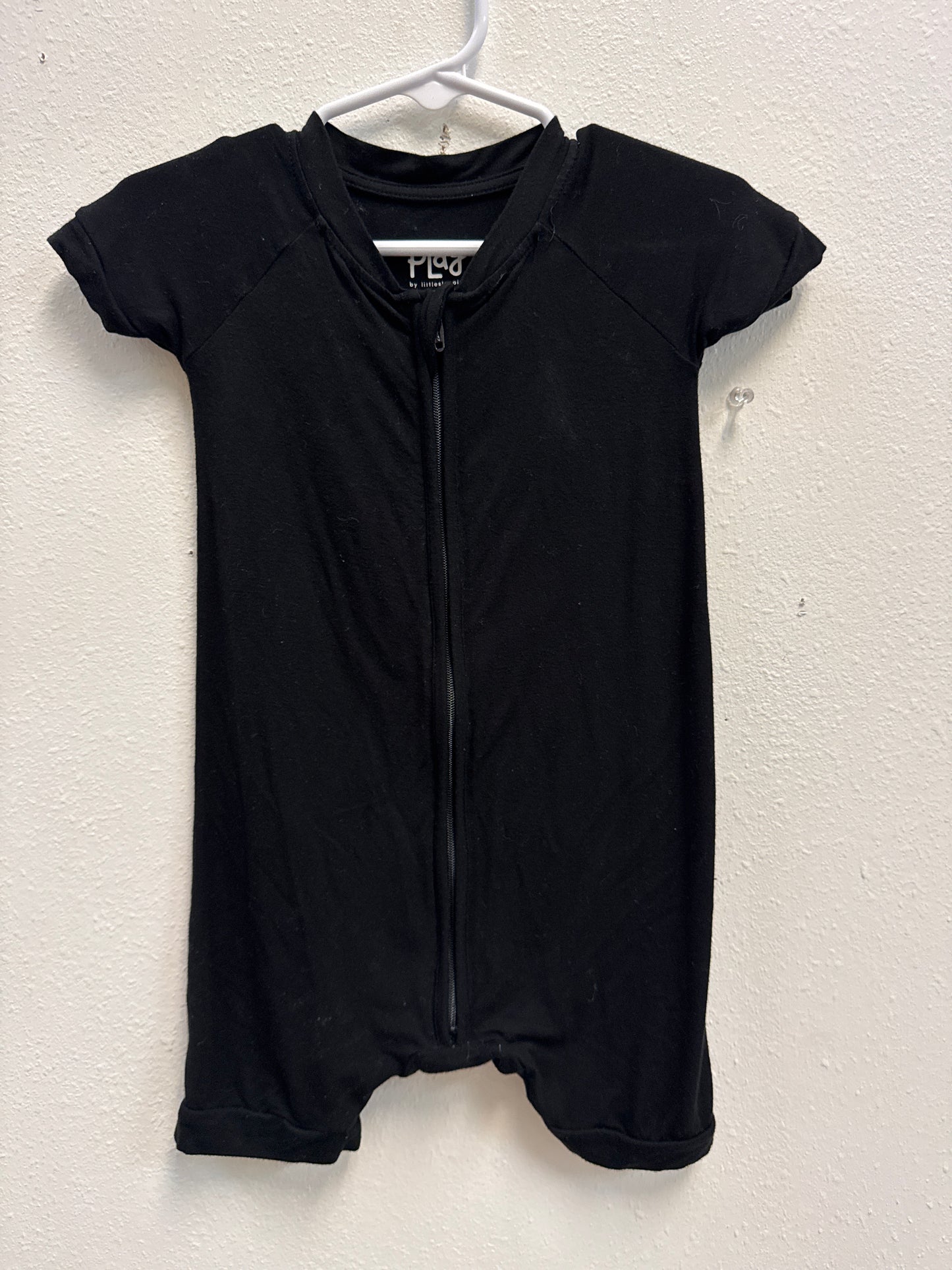 12-18m Play by Little Sleepies Black Shorts Romper