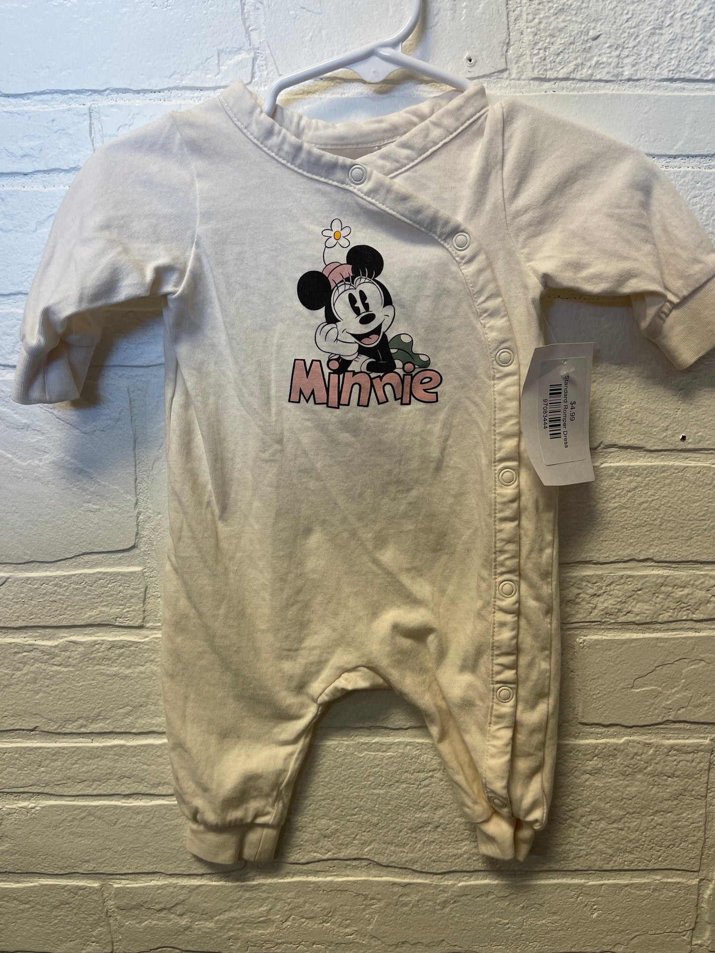 NB Minnie Mouse Graphic Romper