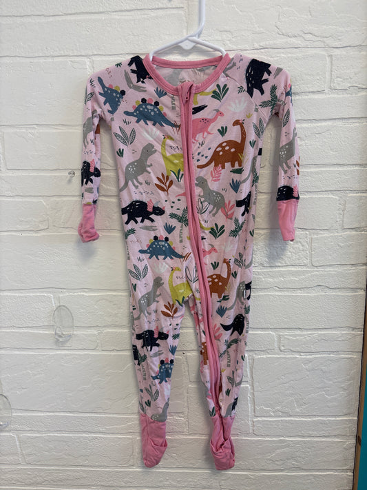 6-12m Little Sleepies Bamboo Dino Pajamas