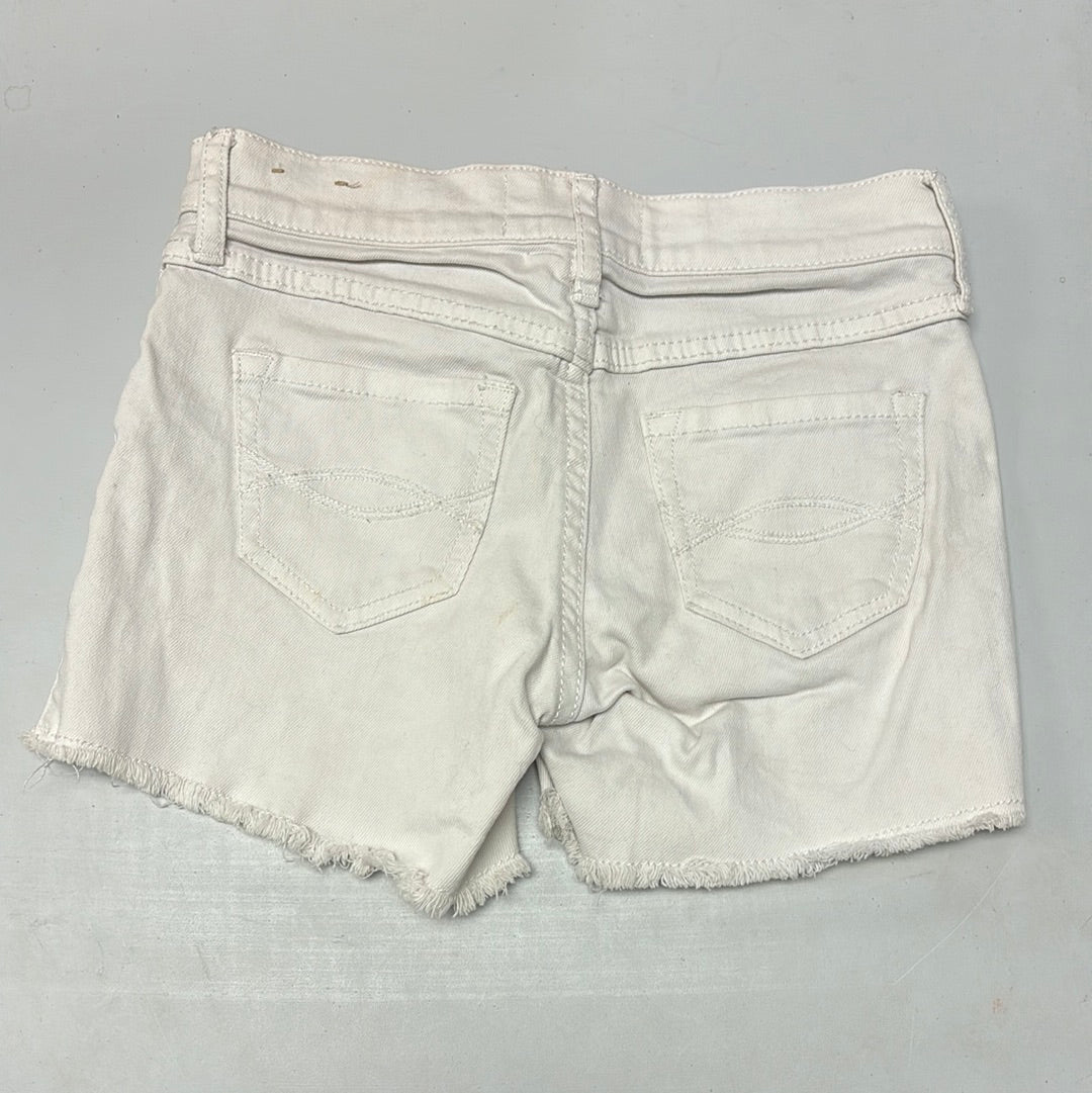 9-10 White Abercrombie Shorts
