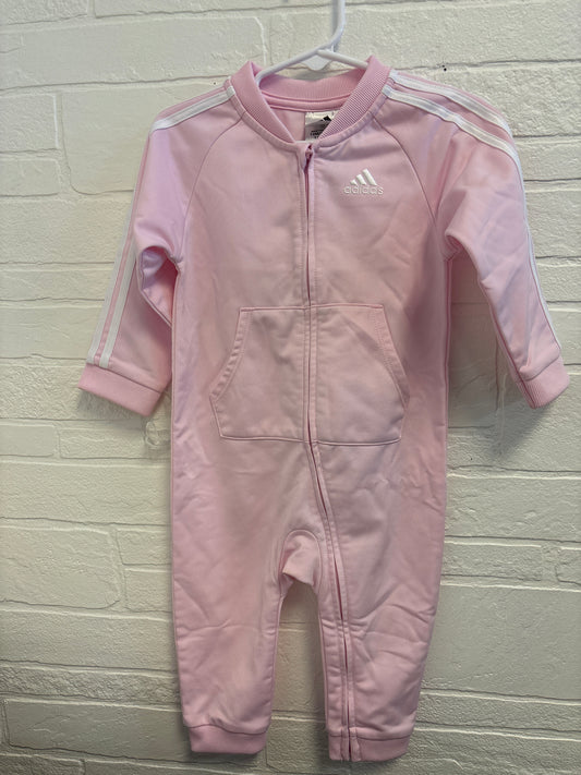 12m Pink Adidas Romper