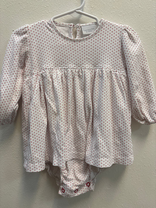 18m Red Dots Dress