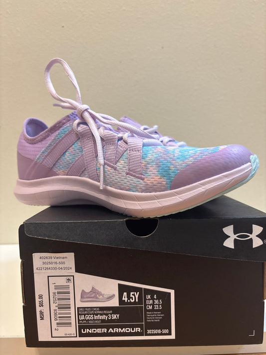 Size 4.5 New Big Kids Under Armour Shoes