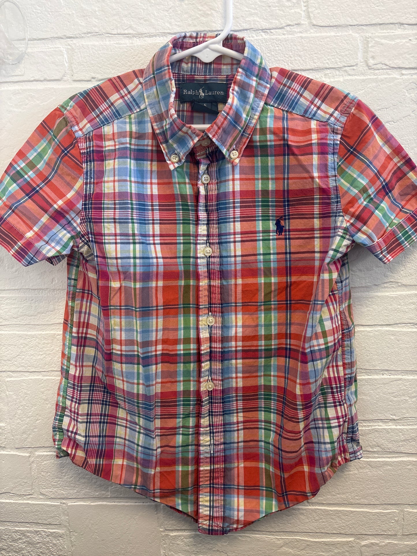 5 Ralph Lauren Red Plaid Shirt