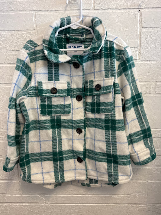 5 Old Navy Green Plaid Shacket