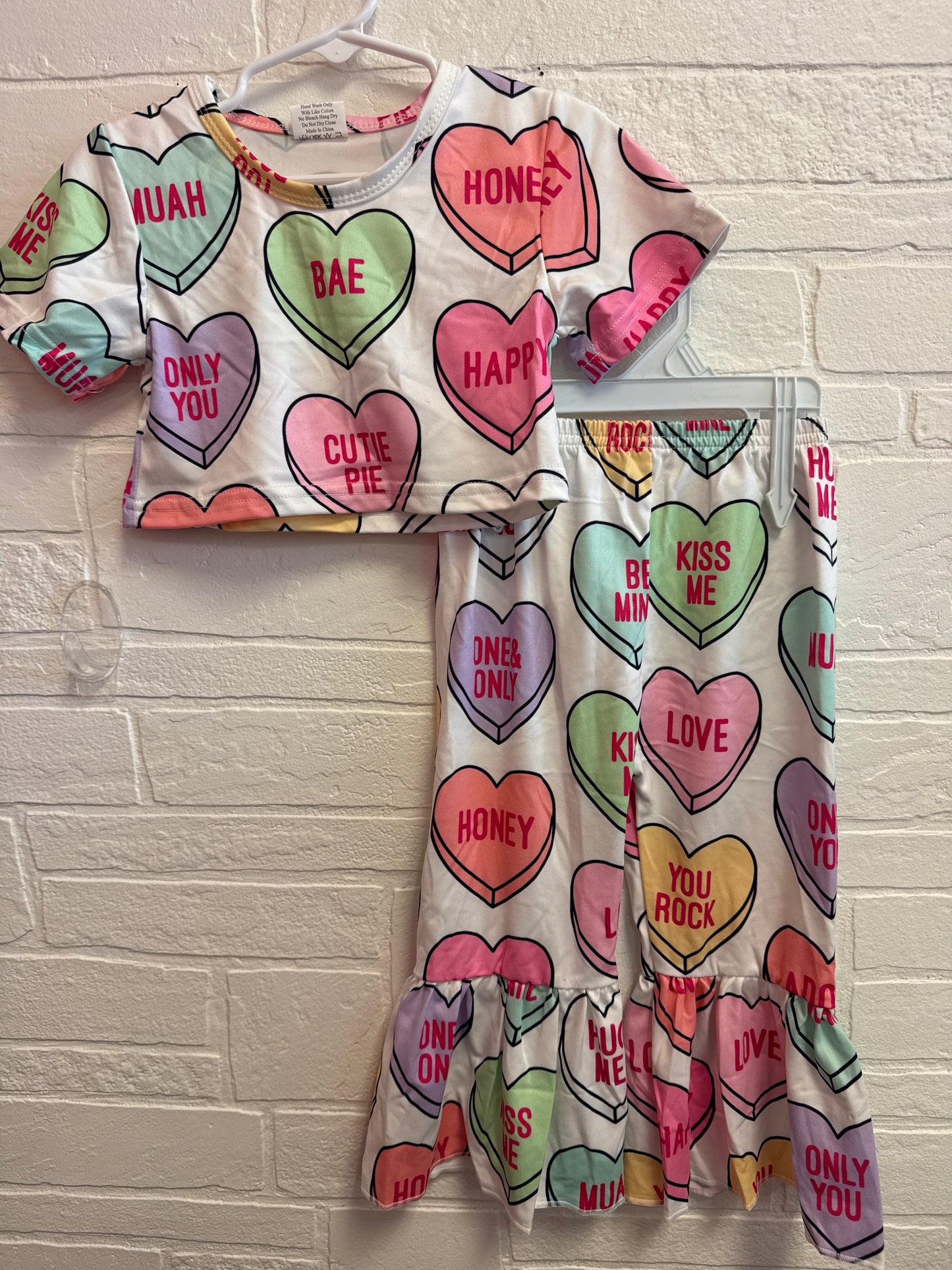 S(2t) Bae Cutie Pie Conversation Hearts Flare Set