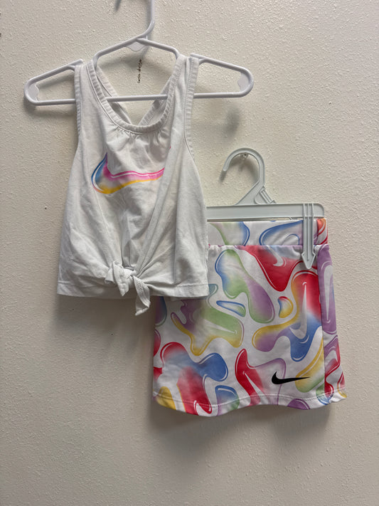 2t Nike Multi-Color Skirt Set