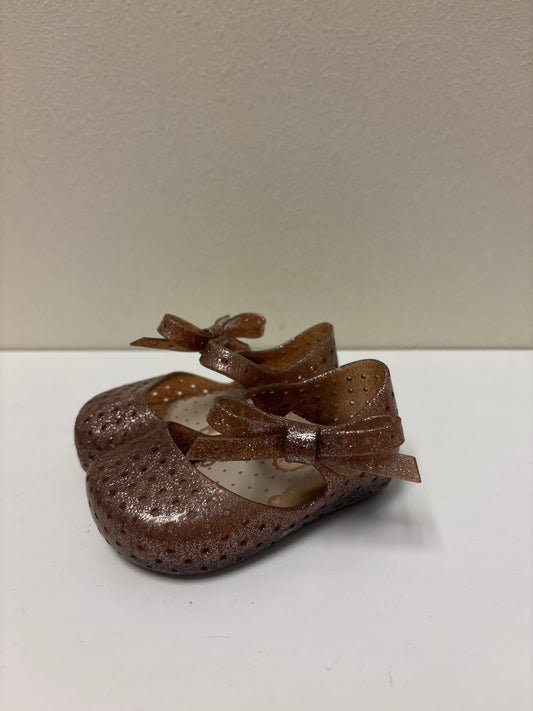 Size 3 Infant Mini Melissa Glitter Sandals