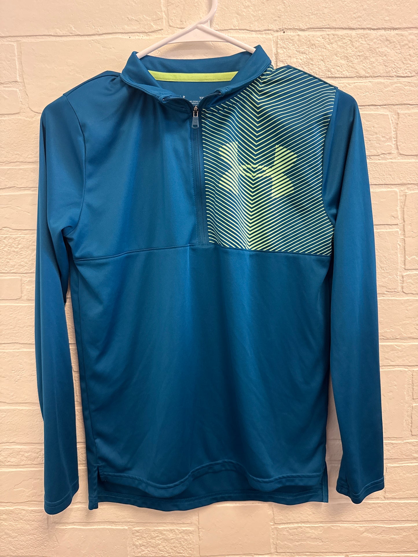 YXL Under Armour Green 1/4 Zip Pullover