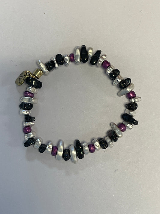Erimish Gem Purple + Silver Metallic