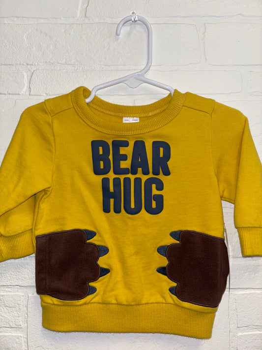 9m Yellow Bear Hug Sweatshirt