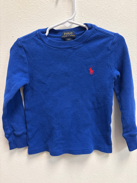 2T Blue Polo Ralph Lauren Thermal