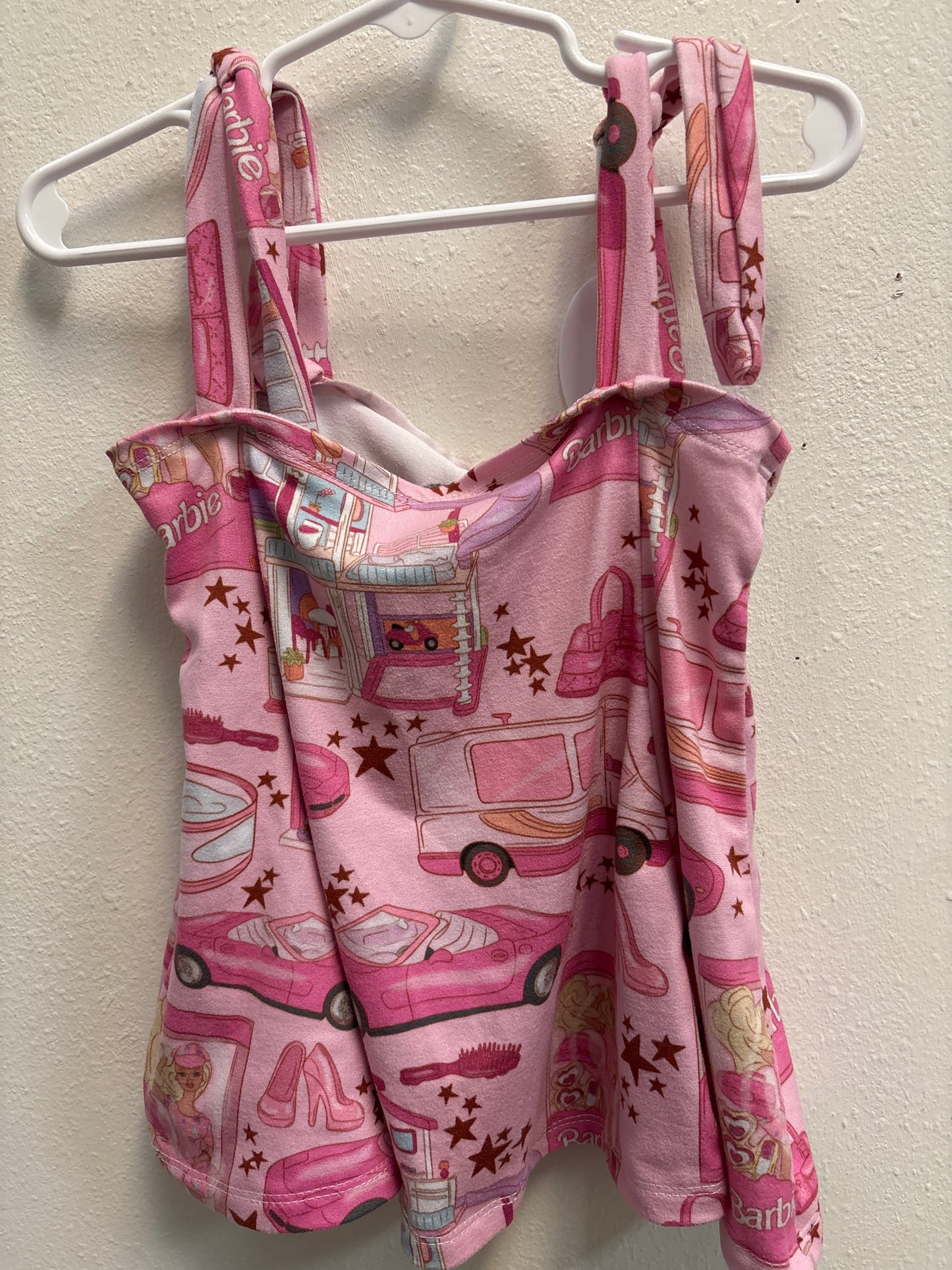 2T Barbie Print Top