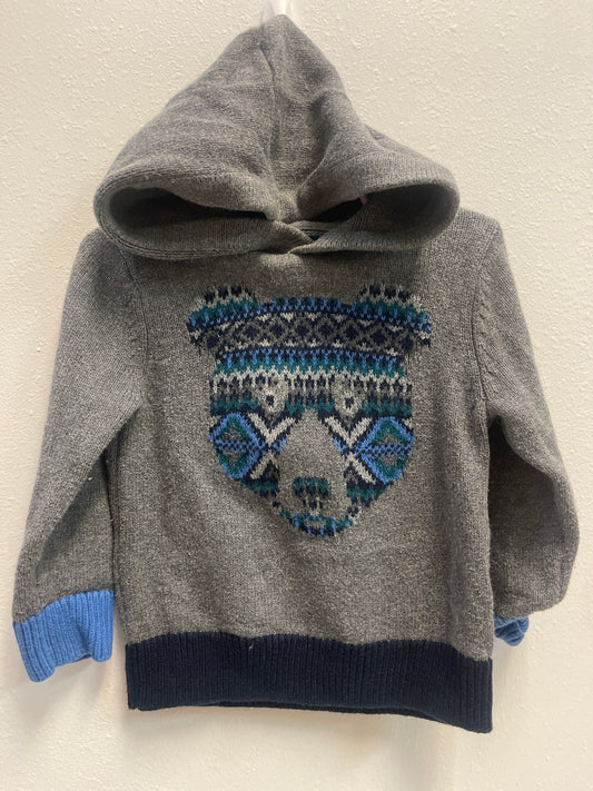 2t GAP  Blue Bear Sweater Hoodie