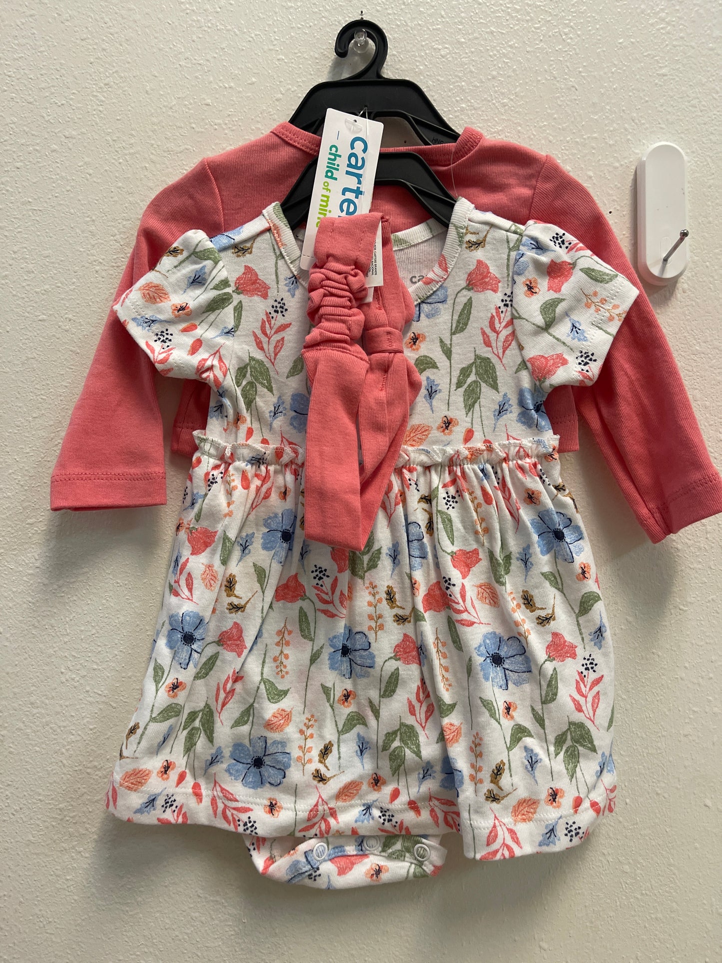 0/3m NEW Carters 3 pc Floral Set