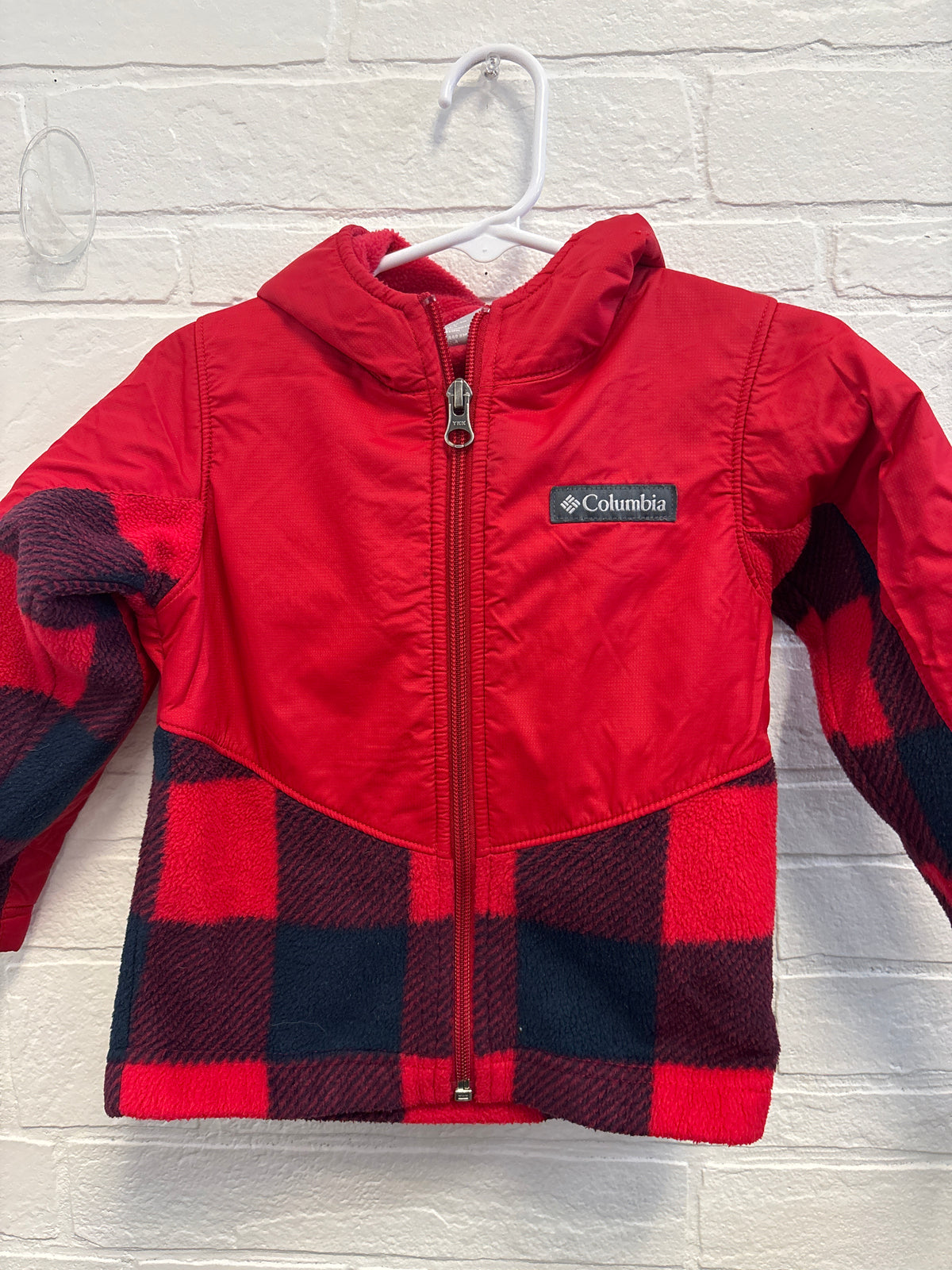 3T Columbia Red Plaid Jacket