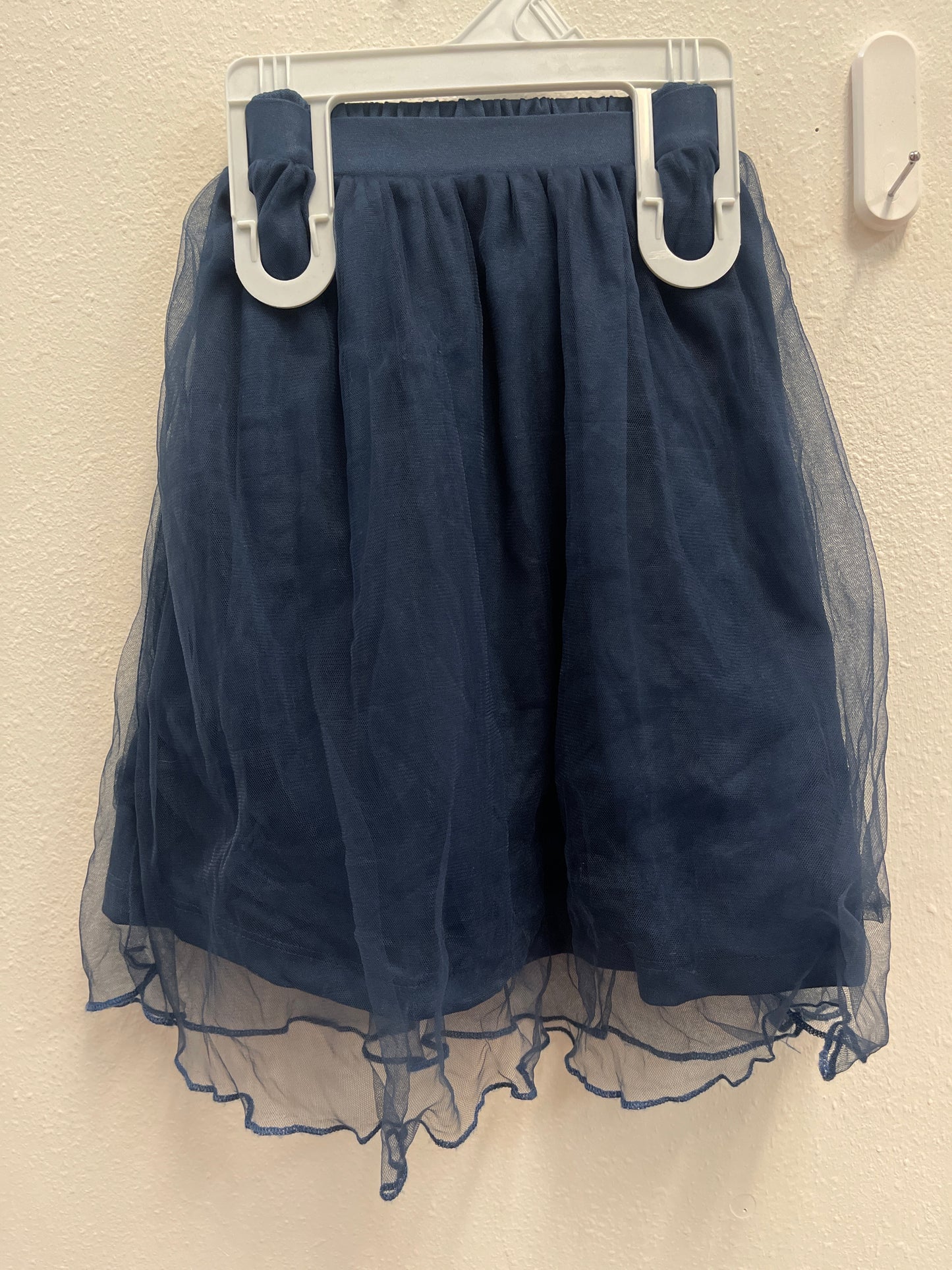 9/12m Bailey Blossoms Navy Tulle Maxi Skirt