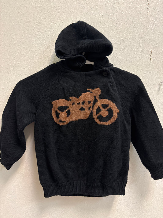 6-12m Baby Gap Motorcycle Sweater