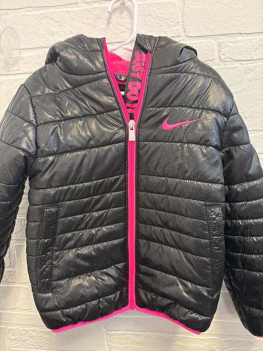 4 Nike Pink Black Puffer Jacket