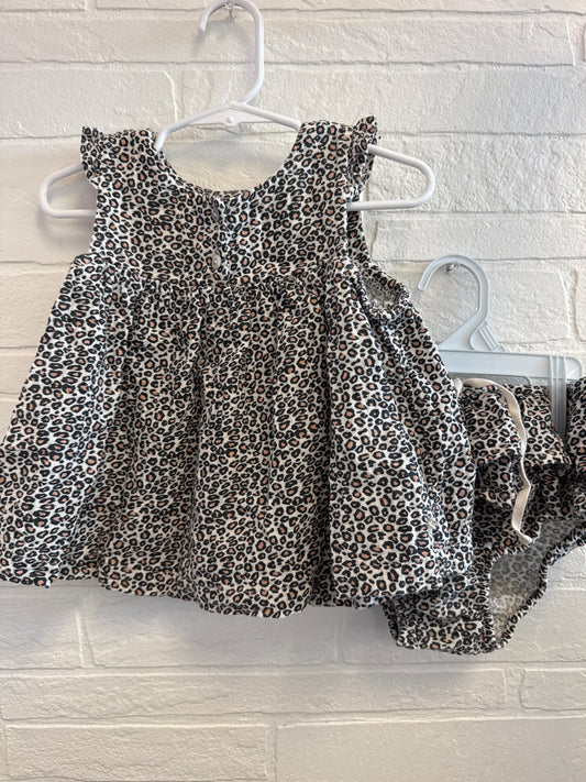 18m Tocoto Vintage Leopard Dress + Bloomers