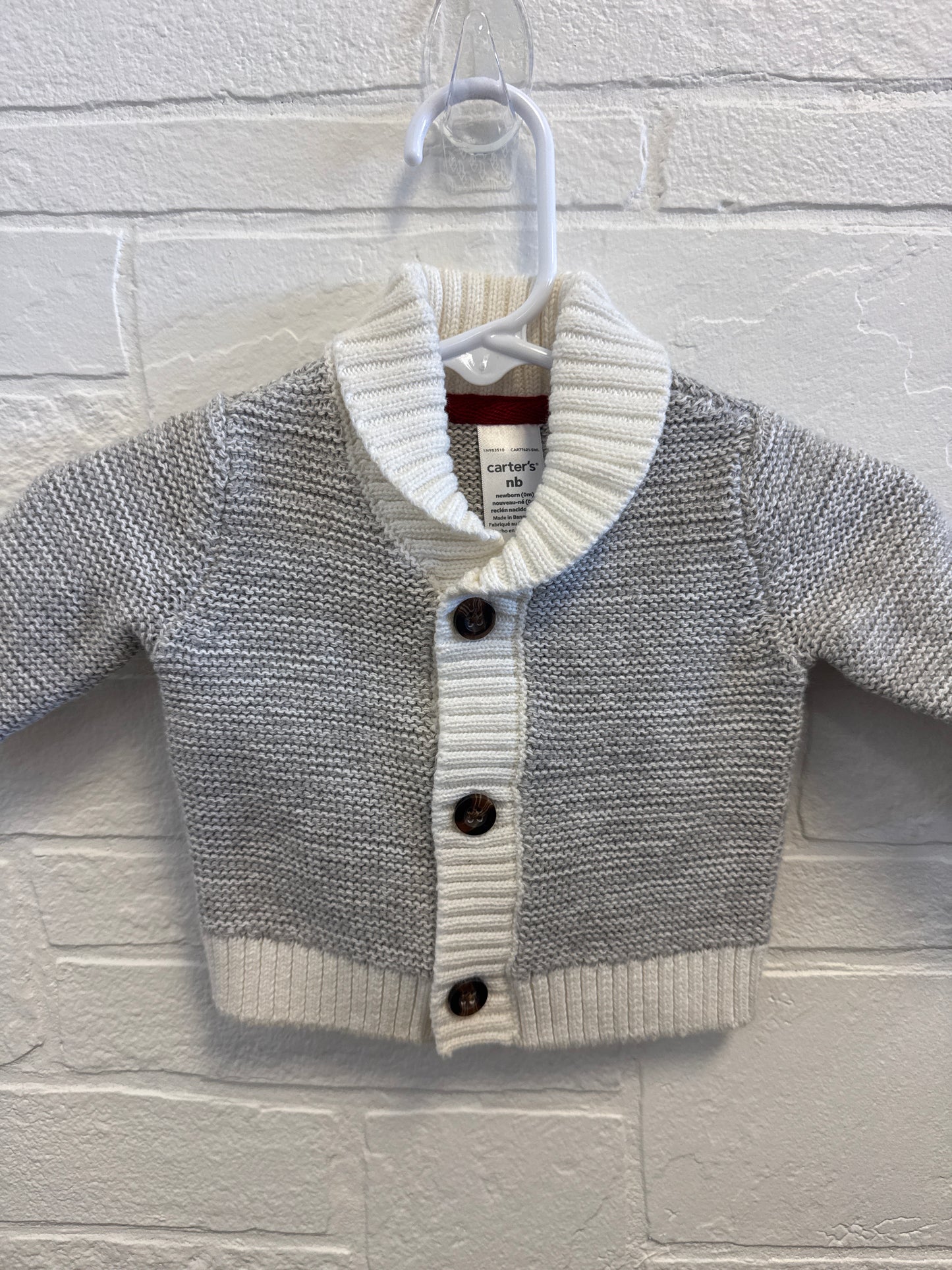 NB NEW Carters Gray Knit Sweater
