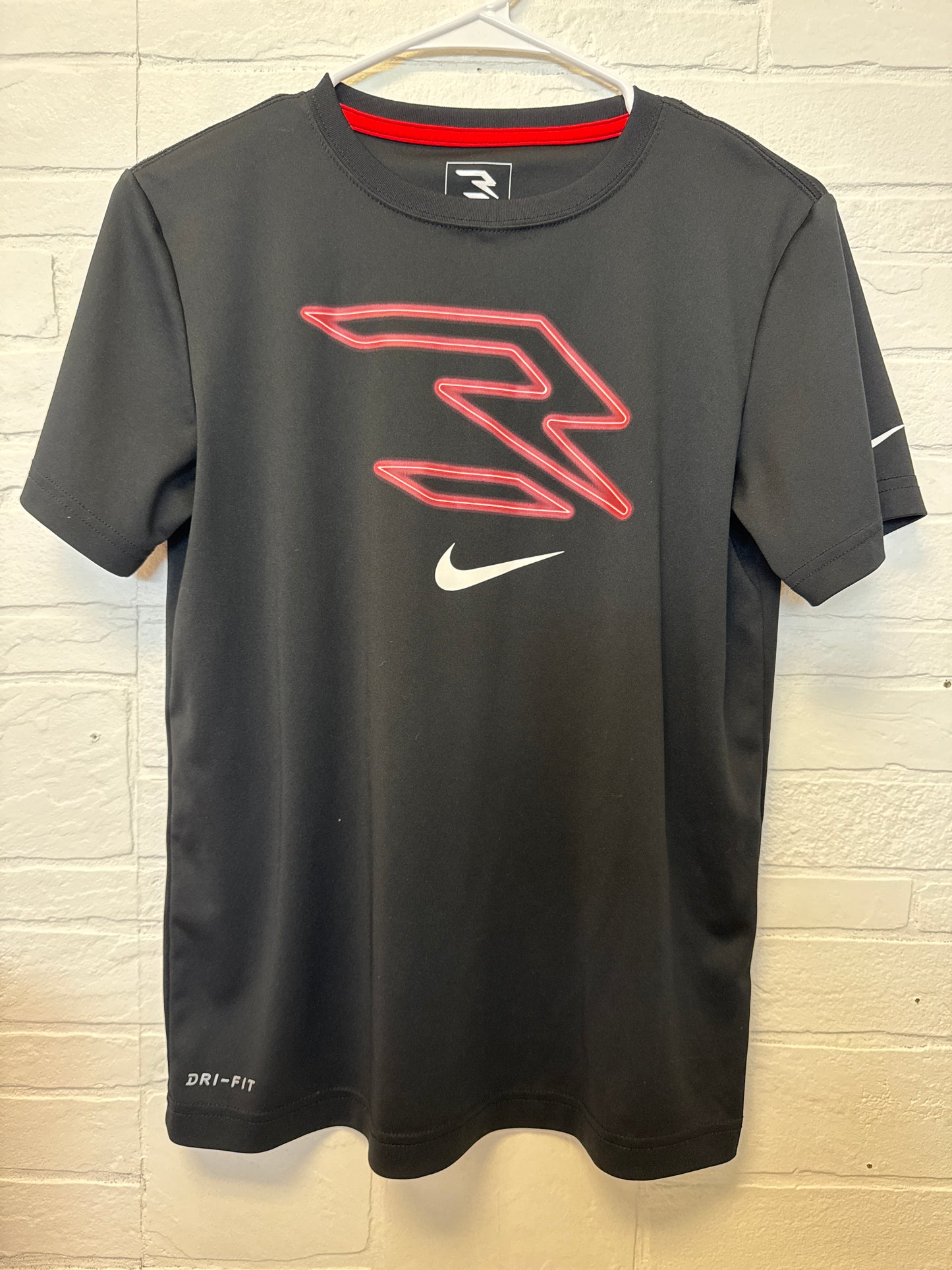 L Nike 3Brand Neon Red Logo Dri-Fit