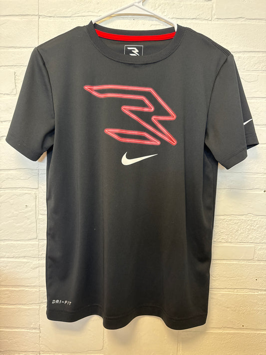 L Nike 3Brand Neon Red Logo Dri-Fit