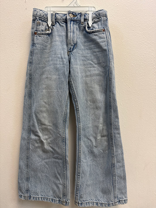 9 Zara Light Wash Wide Leg Jeans
