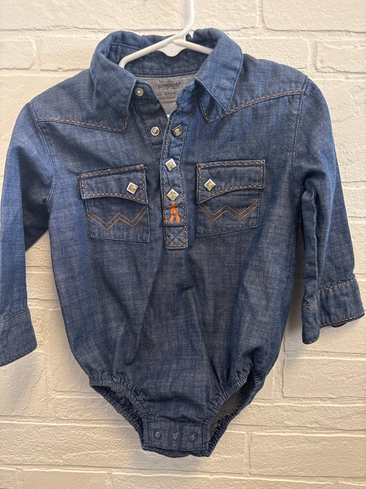 18m Wrangler Girls Denim Shirt