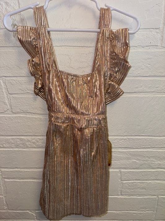 24m NEW Wrangler Metallic Gold Dress