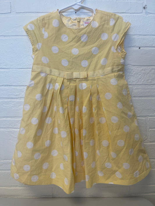 3 Gymboree Yellow Polka Dot Dress