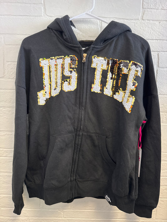 XL 16/18 NWT Justice Black Sequin Jacket