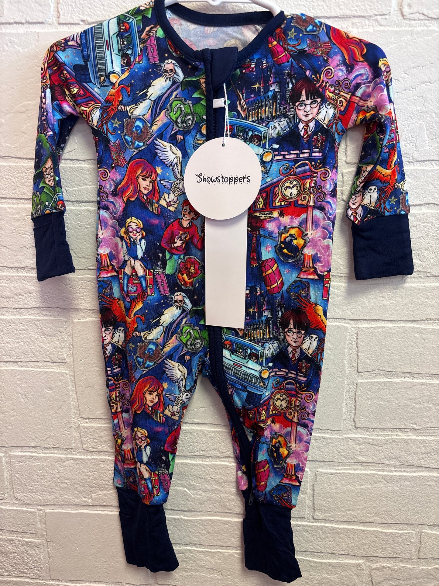 3-6m New Harry Potter Bamboo Pajamas