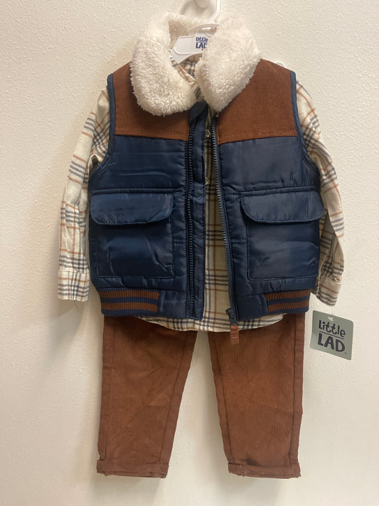 2t NEW Little Lad 3 pc Set