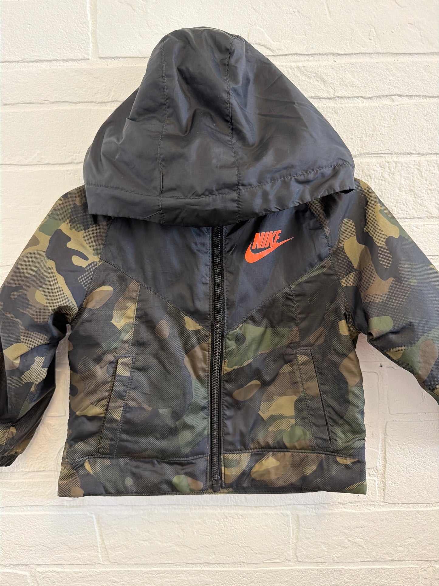 12m Nike Camo Fleece Lined Jacket